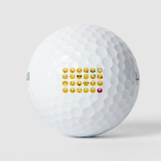 Emoji Art Golfball (Vorderseite)