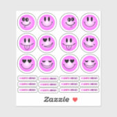 Emoji-Aufkleber Aufkleber (Blatt)