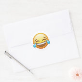 Emoji-Aufkleber Runder Aufkleber (Umschlag)