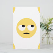 Emoji-Auge Briefpapier (Stehend Vorderseite)
