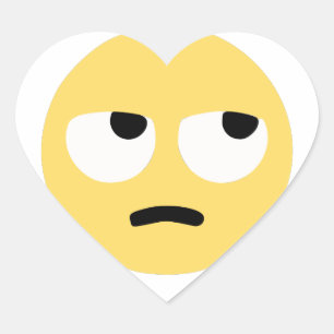 Emoji-Auge Herz-Aufkleber