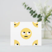 Emoji-Auge Postkarte (Stehend Vorderseite)