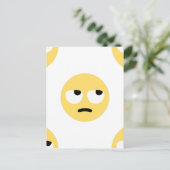 Emoji-Auge Postkarte (Stehend Vorderseite)