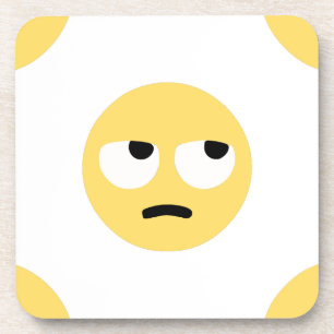 Emoji Augenrollen Getränkeuntersetzer