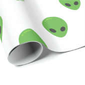 Emoji-Außerirdischen Geschenkpapier (Rolleneckpunkt)