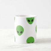 Emoji-Außerirdischen Kaffeetasse (Mittel)