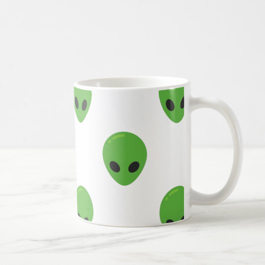 Emoji-Außerirdischen Kaffeetasse (Rechts)