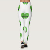 Emoji-Außerirdischen Leggings (Rückseite)