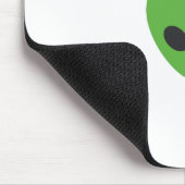 Emoji-Außerirdischen Mousepad (Ecke)
