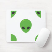 Emoji-Außerirdischen Mousepad (Mit Mouse)