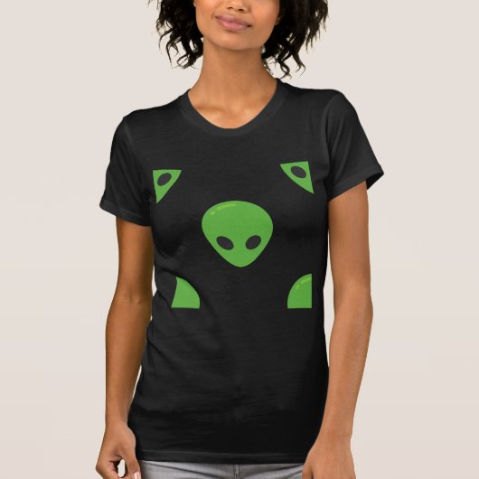 Emoji-Außerirdischen T-Shirt (Vorderseite)