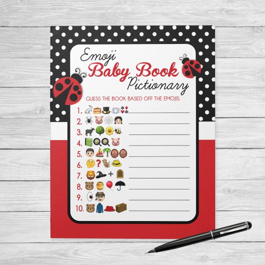 Emoji Baby Book Ladybug Baby Showroom Notizblock