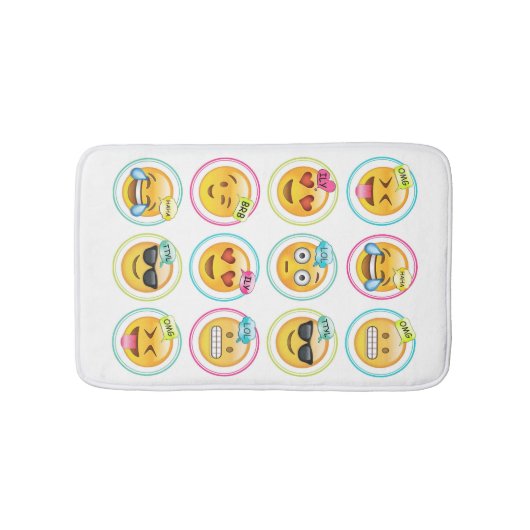 Emoji Bad-Matte Badematte (Vorderseite)