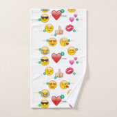 Emoji Badhandtuch Set (Handtuch)