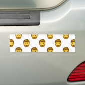 Emoji-Bartmann Autoaufkleber (Auf Auto)