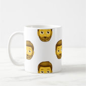 Emoji-Bartmann Kaffeetasse (Links)