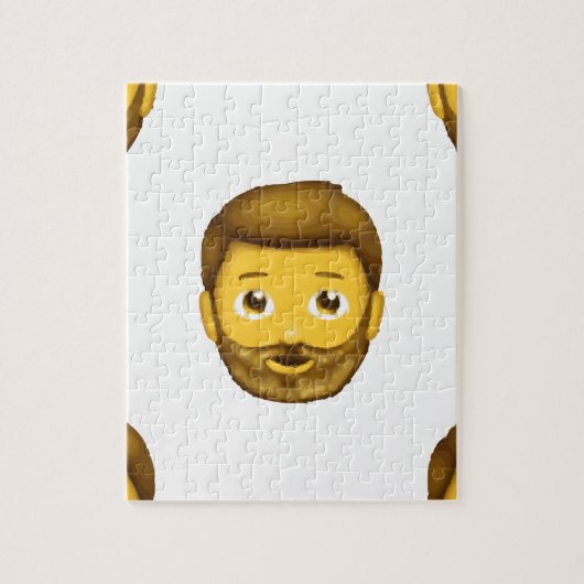 Emoji-Bartmann Puzzle (Vertikal)