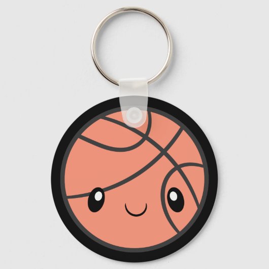 Emoji Basketball Schlüsselanhänger (Vorderseite)