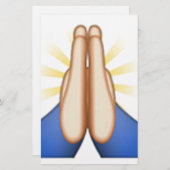 Emoji beten briefpapier (Vorne/Hinten)