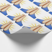 Emoji beten geschenkpapier (Ecke)