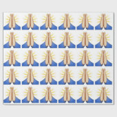 Emoji beten geschenkpapier (Flach)
