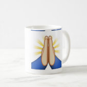 Emoji beten kaffeetasse (VorderseiteRechts)