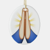 Emoji beten keramik ornament (Rechts)