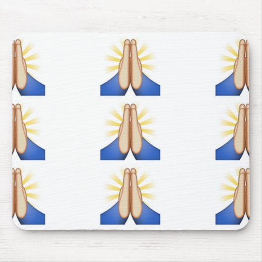 Emoji beten mousepad (Vorne)