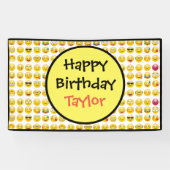 Emoji Birthday Banner (Horizontal)