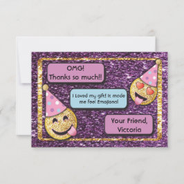 Emoji Birthday Handy simste vielen Dank Dankeskarte