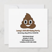 Emoji Birthday Invite Einladung (Vorderseite)