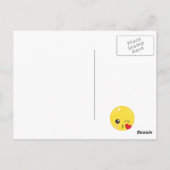 Emoji Birthday Party Postkarte (Rückseite)
