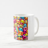 Emoji-Blast-Tasse Kaffeetasse (VorderseiteRechts)