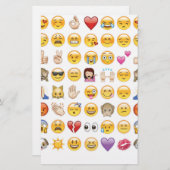 Emoji Briefpapier (Vorne/Hinten)