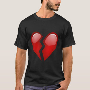 Emoji Broken Heart Breakfast Vermisst dein Liebes T-Shirt