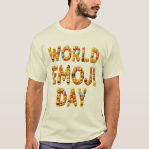Emoji-Buchstaben-Festival-Feier-Kunst T-Shirt