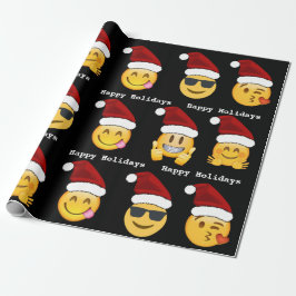 Emoji Christmas Geschenkpapier