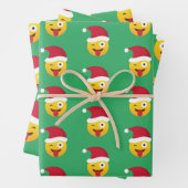 Emoji Christmas Geschenkpapier Set (Beispiel)