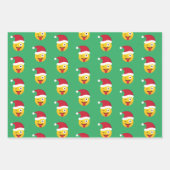 Emoji Christmas Geschenkpapier Set (Vorderseite)