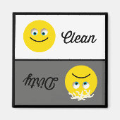 Emoji Clean Geschirrspülmaschine Magnet (Vorne)