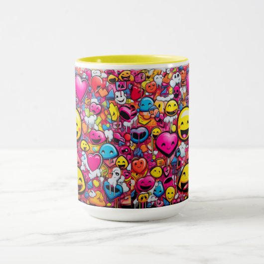 EMOJI COFFEE CUP TASSE (Zentrum)