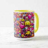 EMOJI COFFEE CUP TASSE (VorderseiteRechts)