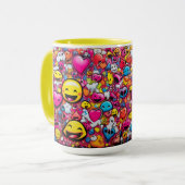 EMOJI COFFEE CUP TASSE (Vorderseite Links)