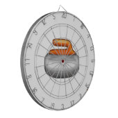 Emoji Curling Stone Dartscheibe (Vorderseite Links)