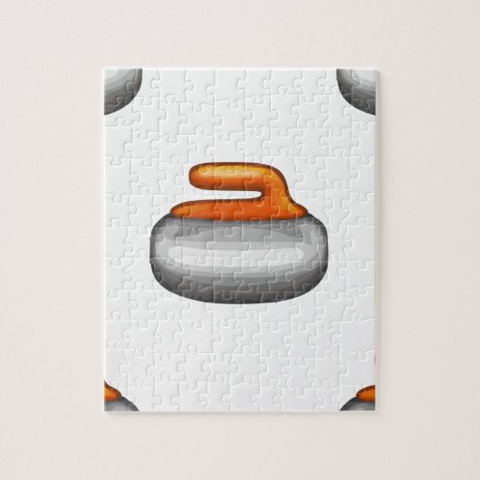 Emoji Curling Stone Puzzle (Vertikal)
