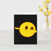 Emoji Dab Dabbing Gelbes Smiley-Gesicht  Karte (Gelbe Blume)