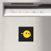 Emoji Dab Dabbing Gelbes Smiley-Gesicht Magnet (In Situ (Geschirrspüler))