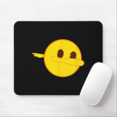 Emoji Dab Dabbing Yellow Smile Face Mousepad (Mit Mouse)