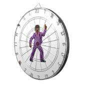 Emoji Dancing Man Dartscheibe (Vorderseite rechts)