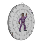 Emoji Dancing Man Dartscheibe (Vorderseite Links)